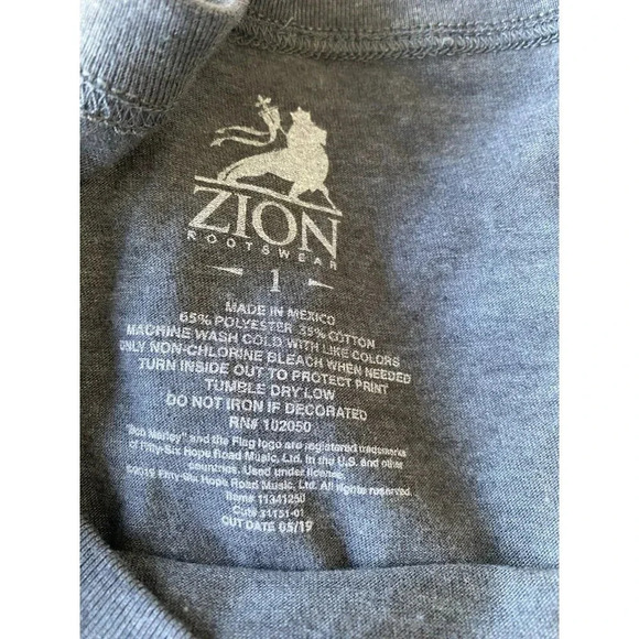 Bob Marley Kingston Jamaica 1945 T-Shirt Size Large - Picture 3 of 3